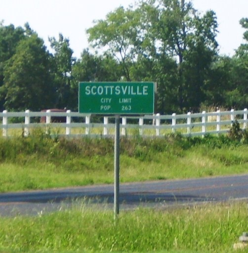 Scottsville, TX: Scottsville City Limit