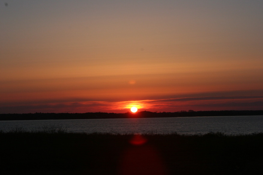 Tilghman Island, MD: Sunset on Tilghman