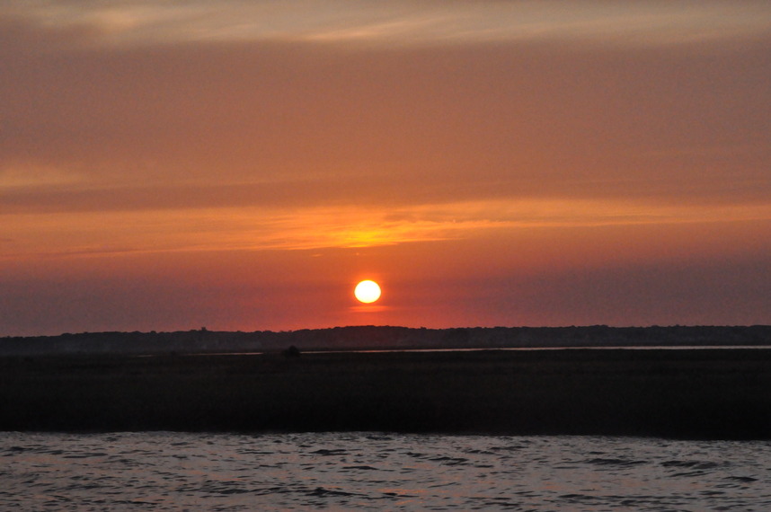Mystic Island, NJ: SUN RISE AT THE POINT