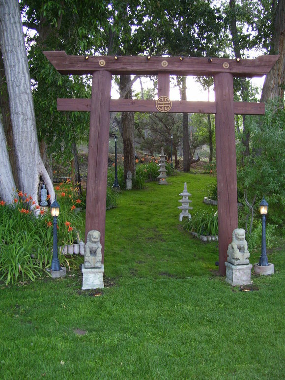 Vernal, UT: private japanese garden in Vernal Utah