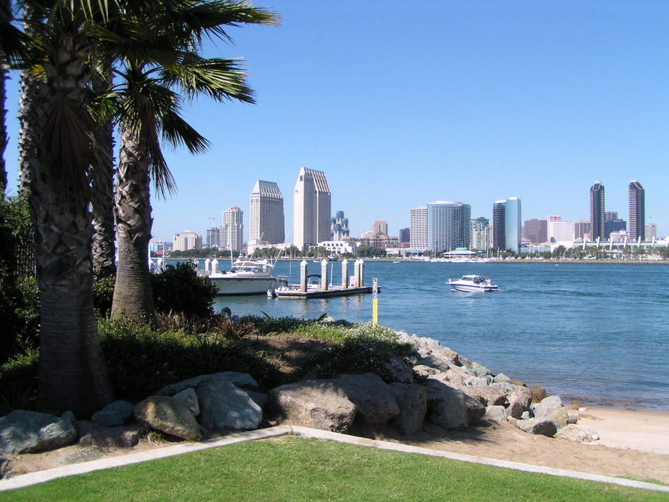 San Diego, CA: Downtown San Diego as seen from Coronado Island