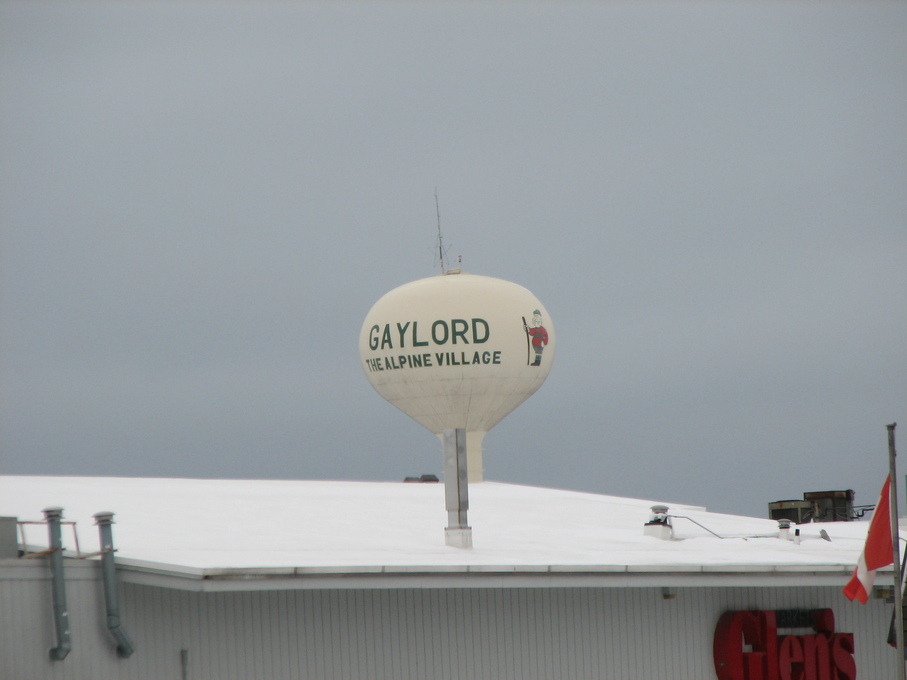 Gaylord, MI: Gaylord's Water Tower