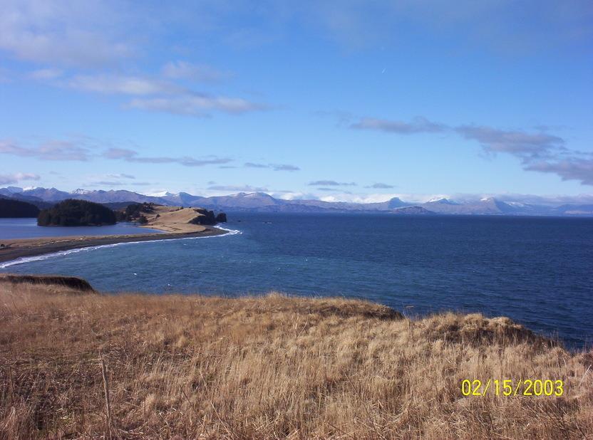 Kodiak, AK: At Chiniak, looking toward town