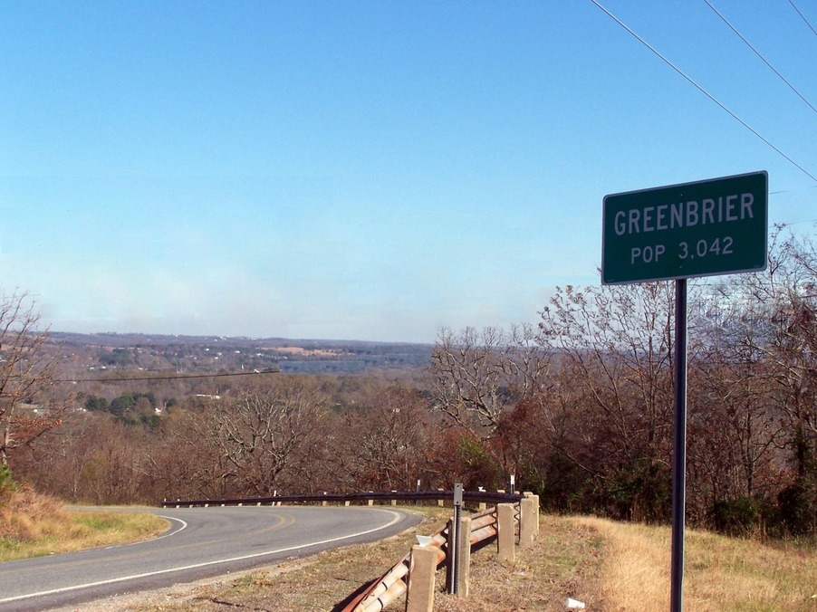 Greenbrier, AR: From Atop Horseshoe Mountain