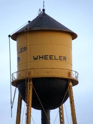Wheeler, TX: water tower