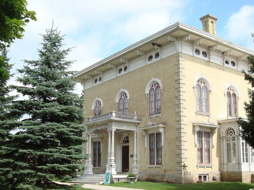 Janesville, WI: Janesville: Tallman House, grand home with original furnishings - open for tours