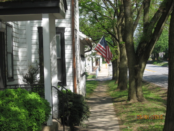 Maytown, PA: Looking up N. River St toward school