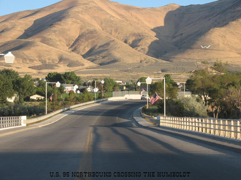 Winnemucca, NV: U.S. 95 North, crossing the Humboldt