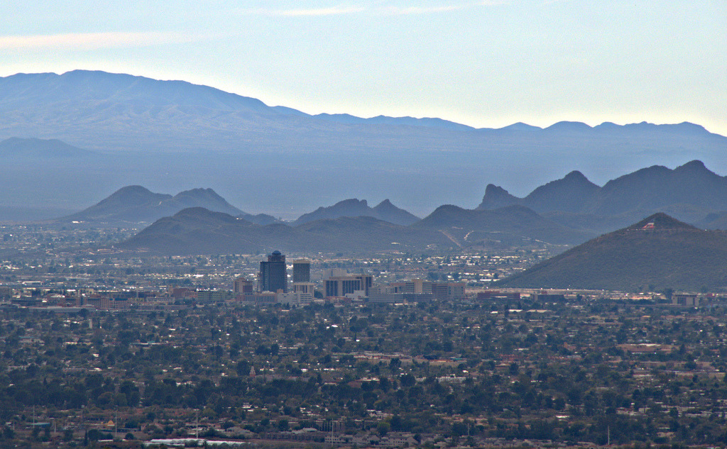 Tucson, AZ: Overlooking Tucson from the eastside.