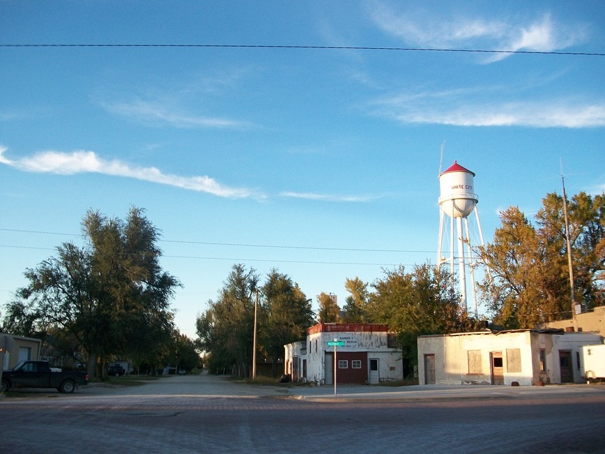 White City, KS: old Parker's gas station