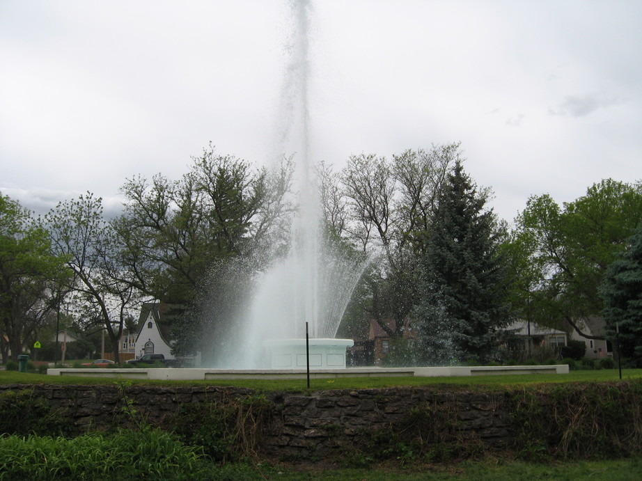 Alliance, NE: city fountain