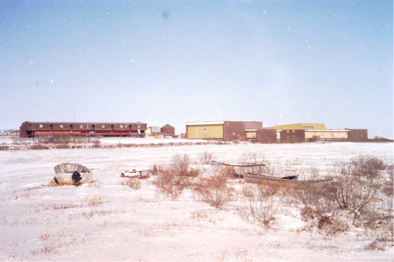 Bethel, AK: LKSD District Office (left) Bethel Regional High School (Right)