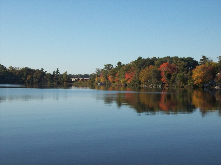 Halifax, MA: East Side Lake in The Fall