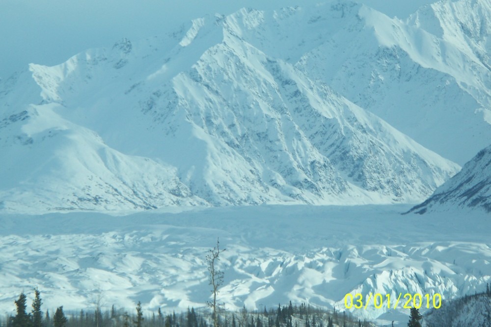 Glennallen, AK: driving in to glennallen