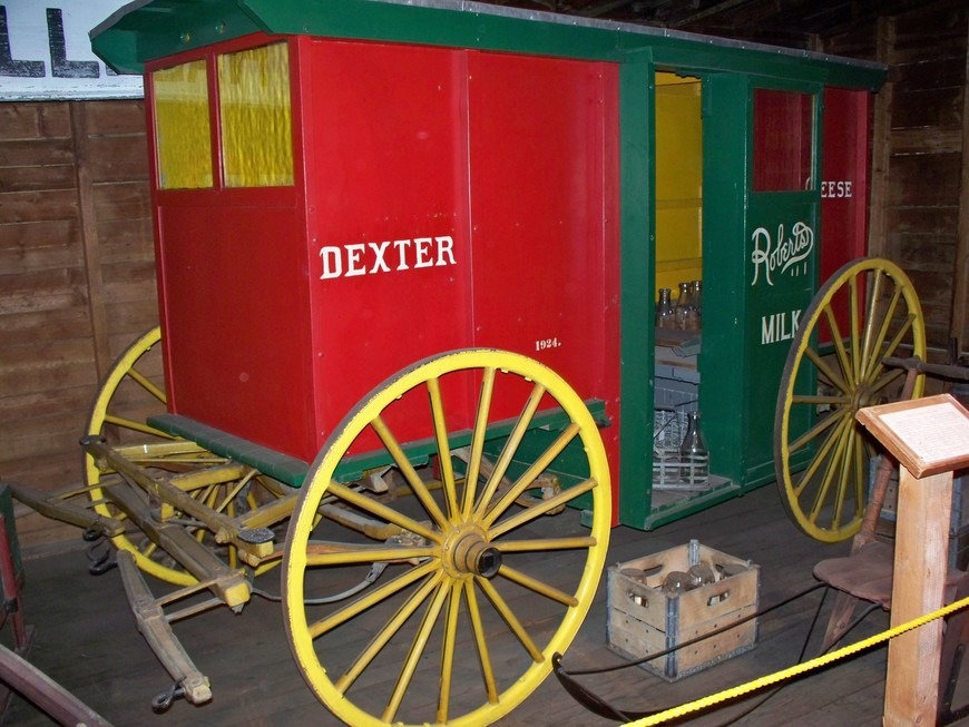Dexter, ME: The Dexter Delivery Truck for Cheese and Milk Circa 1924