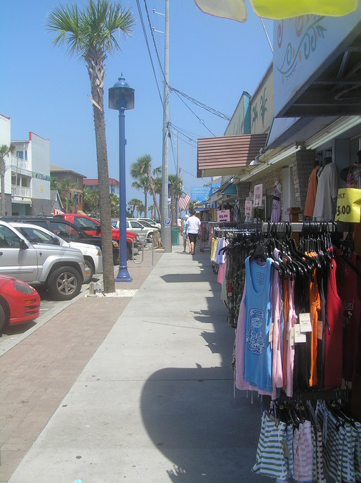 Tybee Island, GA Tybrisa Street Looking East photo, picture, image