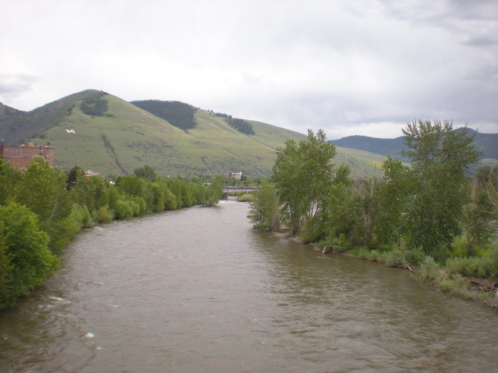 Missoula, MT: View from the Clark Fork