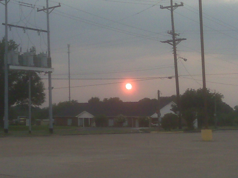 Madisonville, TX: sunset