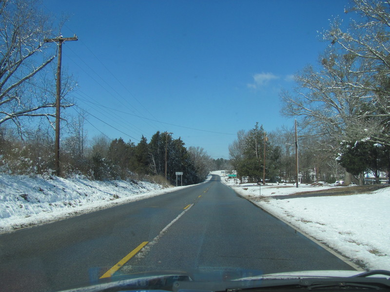 Ware Shoals, SC: Ware Shoals after getting a lovely snowfall.