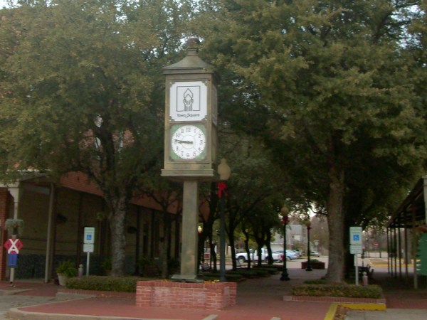 Lancaster, TX: Historic Town Square during Christmas season