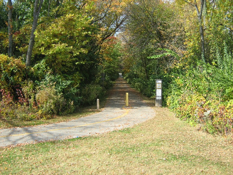 New Lenox, IL: Old Plank Road Trail built on roadbed of Michigan Central Railroad