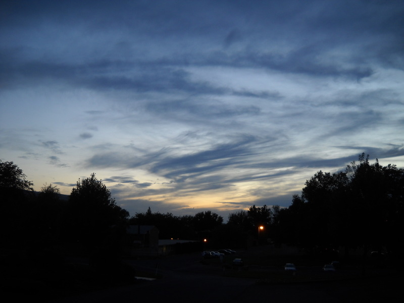 College Place, WA: Fall sunset from WWU