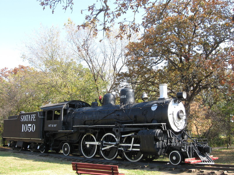 Independence, KS: Locomotive in Riverside Park