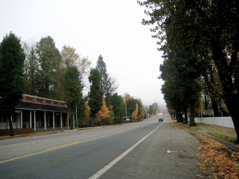 Weaverville, CA: Main Street in the Fall