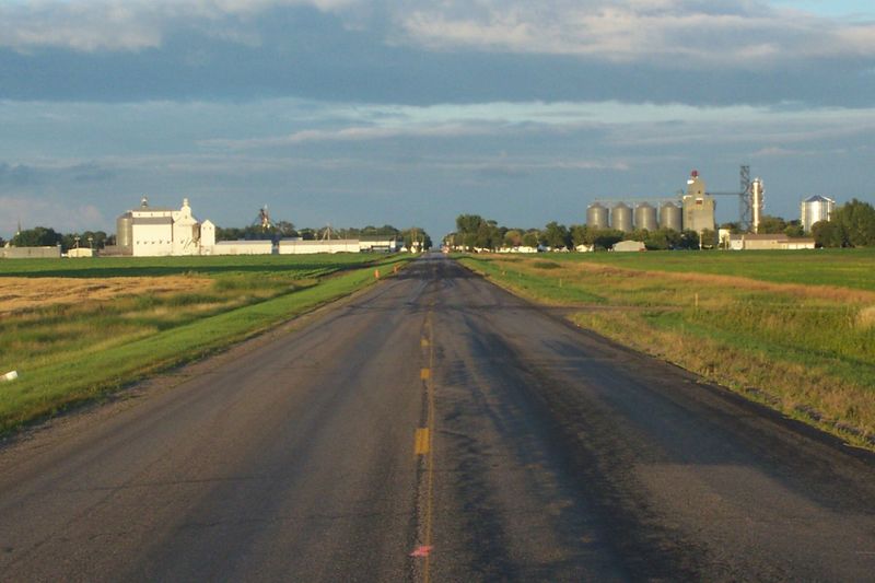 Reynolds, ND Looking East into Reynolds photo, picture, image (North