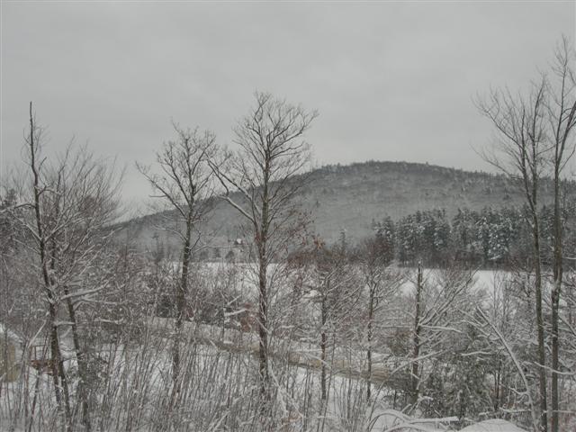 Casco, ME: Winter view, Casco Maine