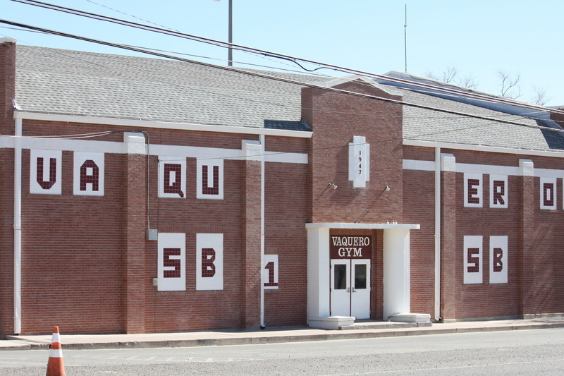 Sierra Blanca, TX: Sierra Blanca High School Gymnasium