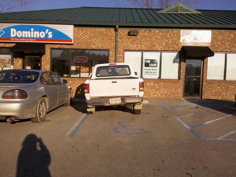 Odenville, AL: Tired of Illegal Parking-check the tag