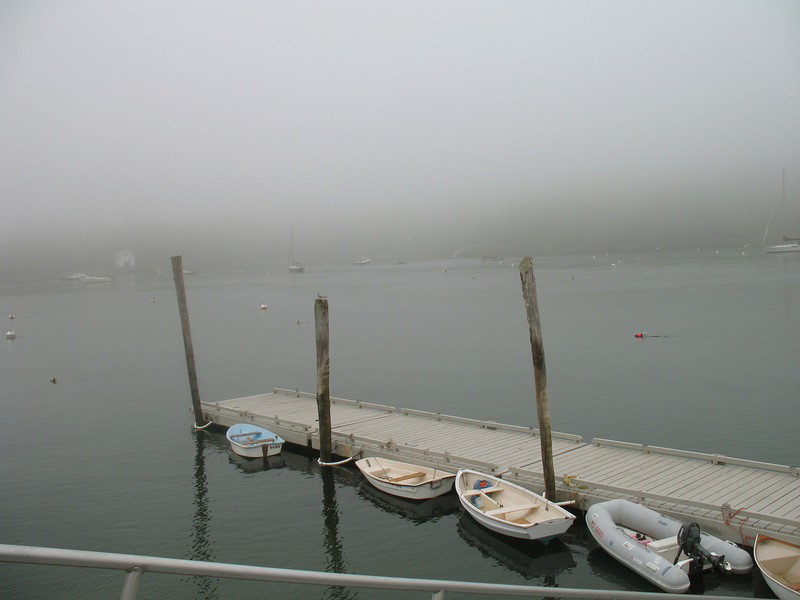 Georgetown, ME: Silence and fog in Booth Bay, Maine...
