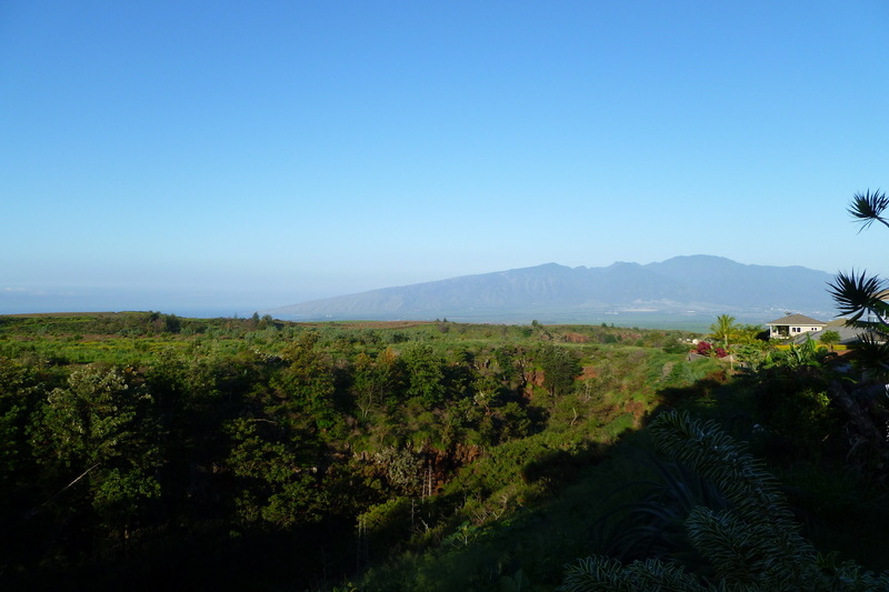Pukalani, HI: view of West Maui Mountains from Pukalani