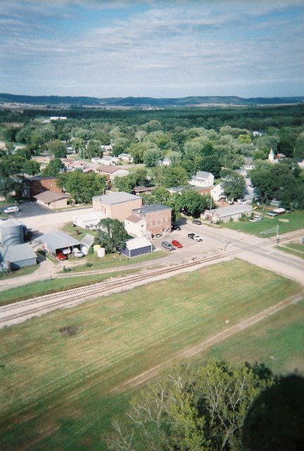 Lone Rock, WI: View from the water tower