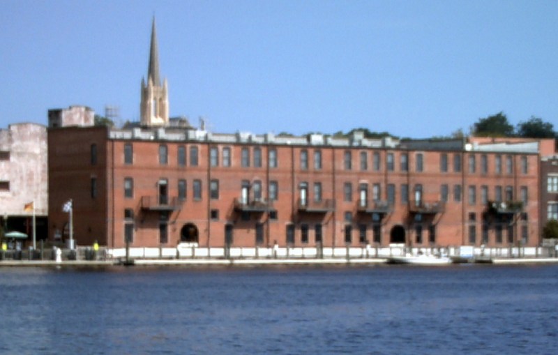 Wilmington, NC: Old Building on River Front