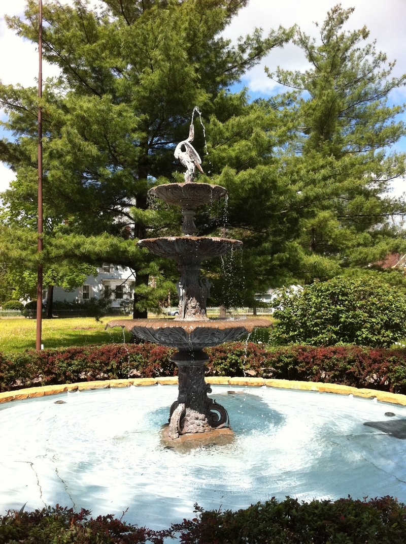 Middletown, OH: Fountain in Old South Park located in South Main Historic District
