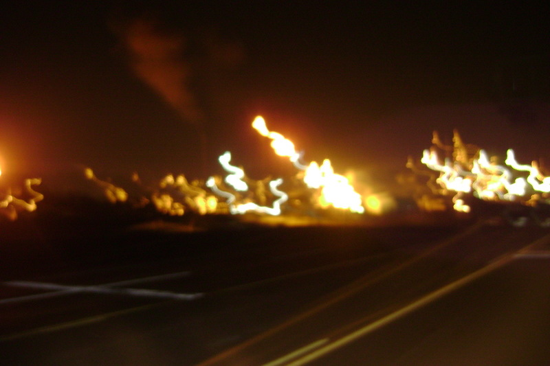 Port Neches, TX: Refinery lights on HWY 366