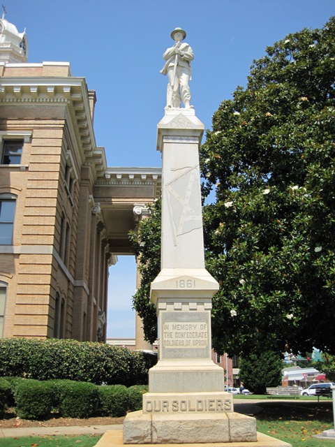 Thomaston, GA: Confederate Veterans Memorial - Upson County Courthouse - Thomaston, GA