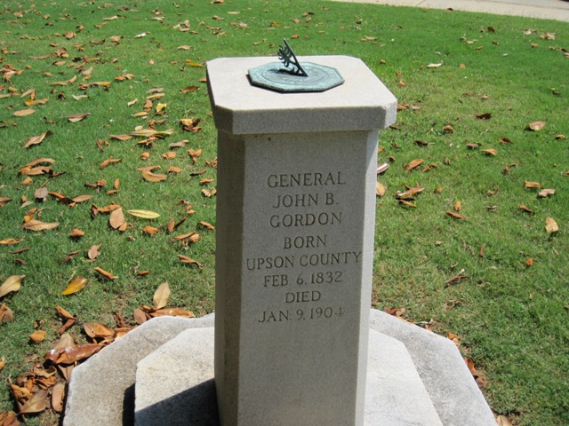 Thomaston, GA: Confederate General John B Gordon Memorial - Upson County Courthouse - Thomaston, GA