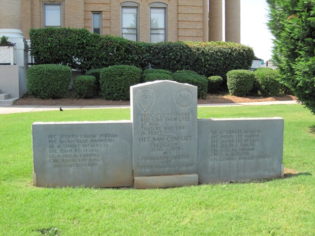 Thomaston, GA: Viet Nam War Veterans Memorial - Upson County Courthouse - Thomaston, GA