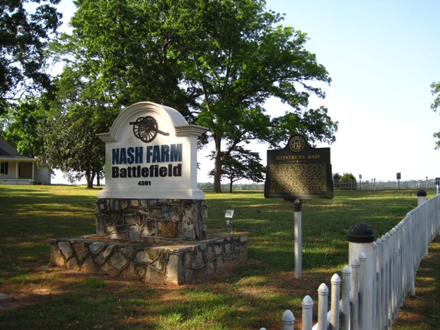 Lovejoy, GA: Nash Farm Battlefield and Kilpatrick's Raid Marker