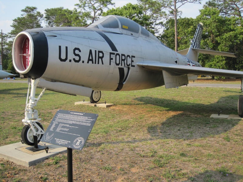 Eglin AFB, FL: F-84 Thunderstreak - US Air Force Armament Museum