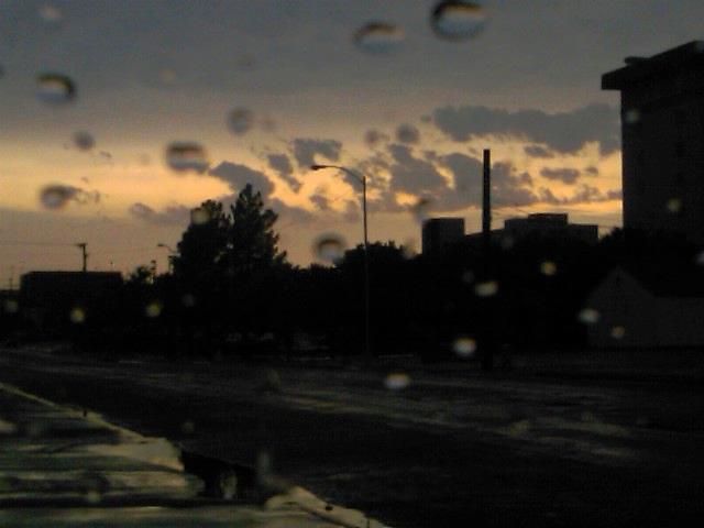 Odessa, TX: Sunset after the storm