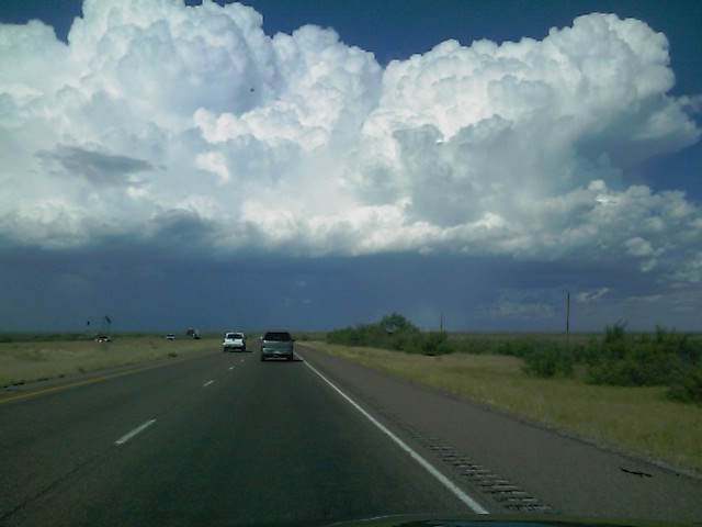Odessa, TX: Befpre the storm