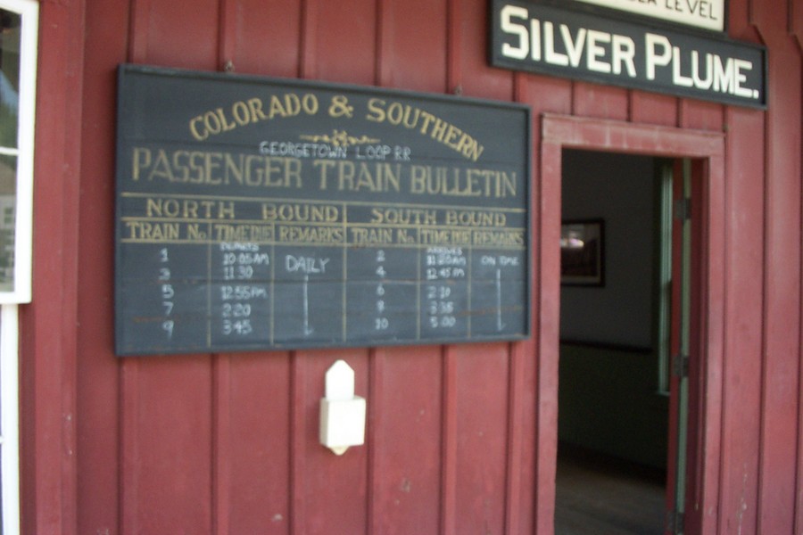 Silver Plume, CO Silver Plume Depot on Loop RR photo