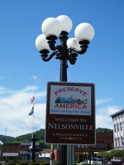 Nelsonville, OH: Historic Downtown Nelsonville, Ohio "Preserve America"
