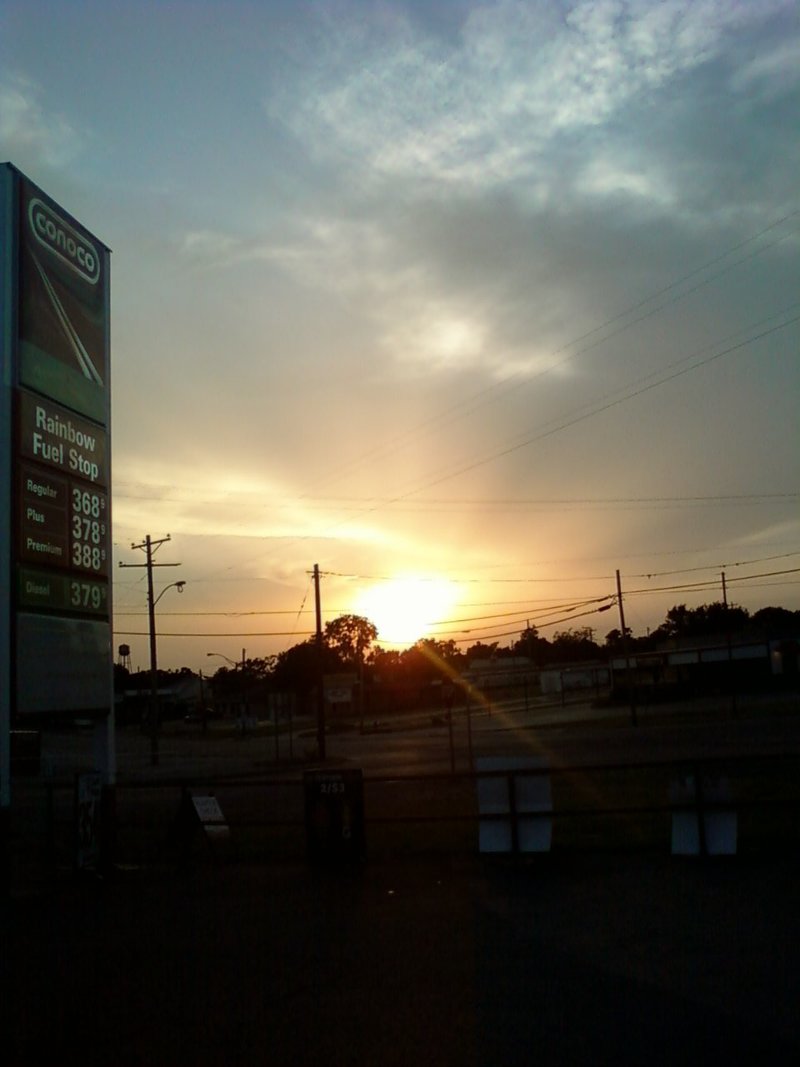 Meeker, OK: sunset in meeker oklahoma