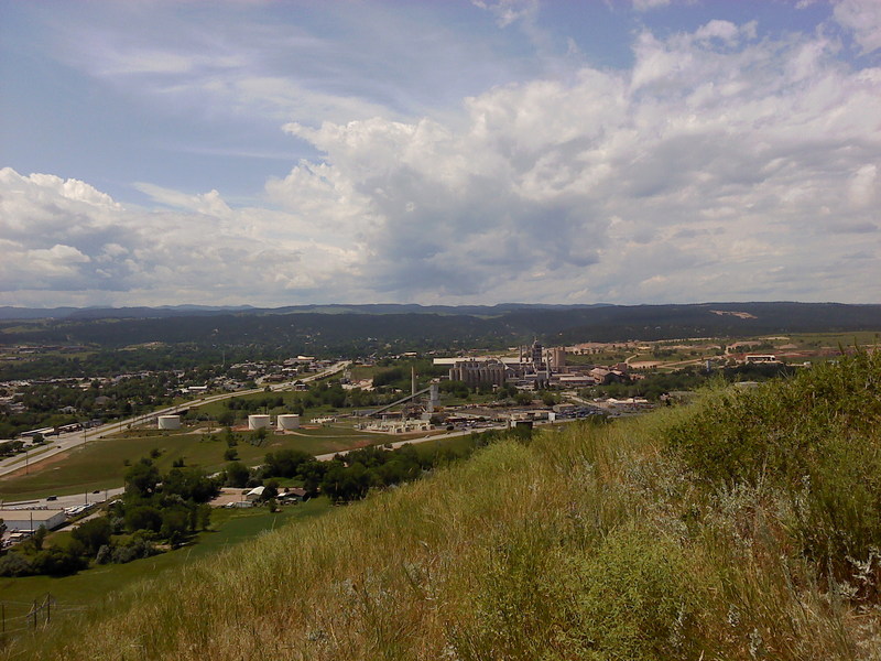 Rapid City, SD: Western Edge of Rapid City View from M-Hill