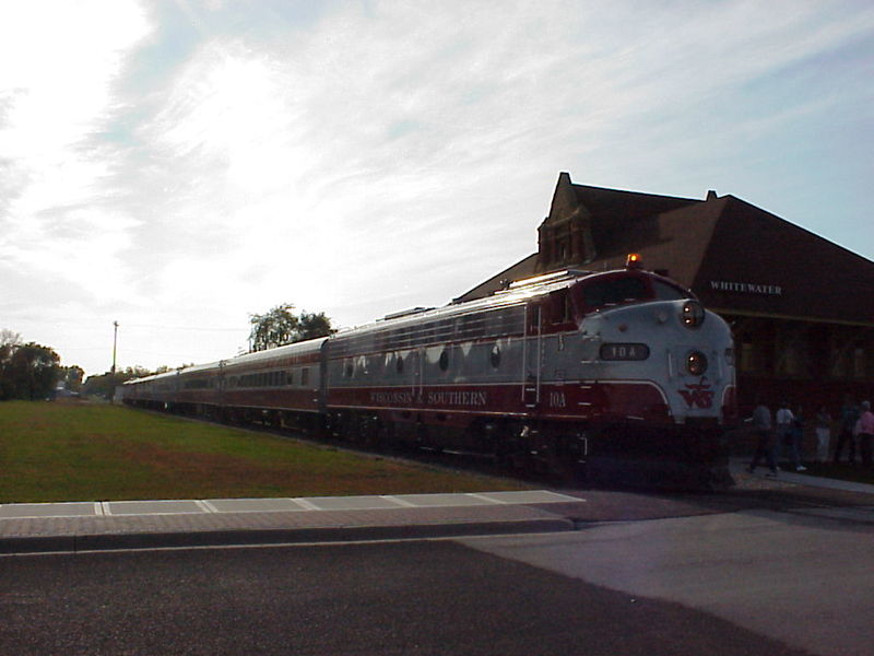 Whitewater, WI: Train Station Downtown Whitewater